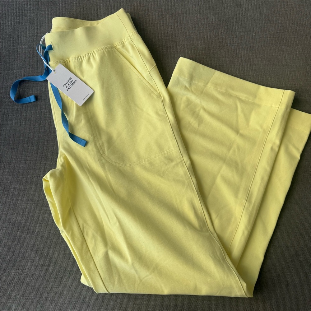 Figs Isabel Wide Leg Butter Yellow